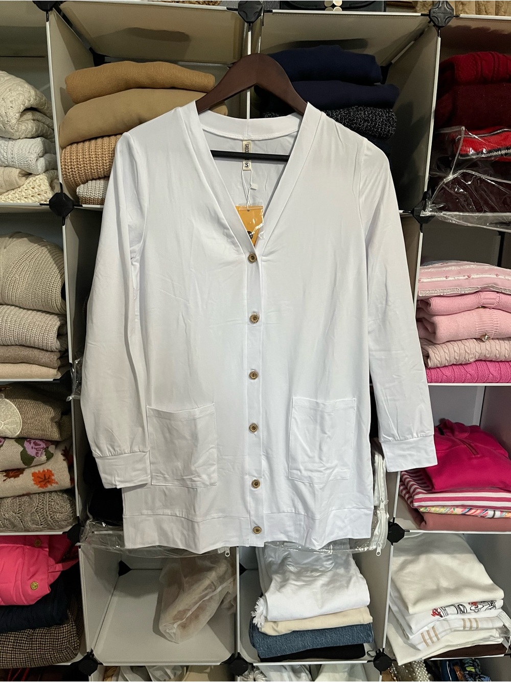 NWT White Cardigan